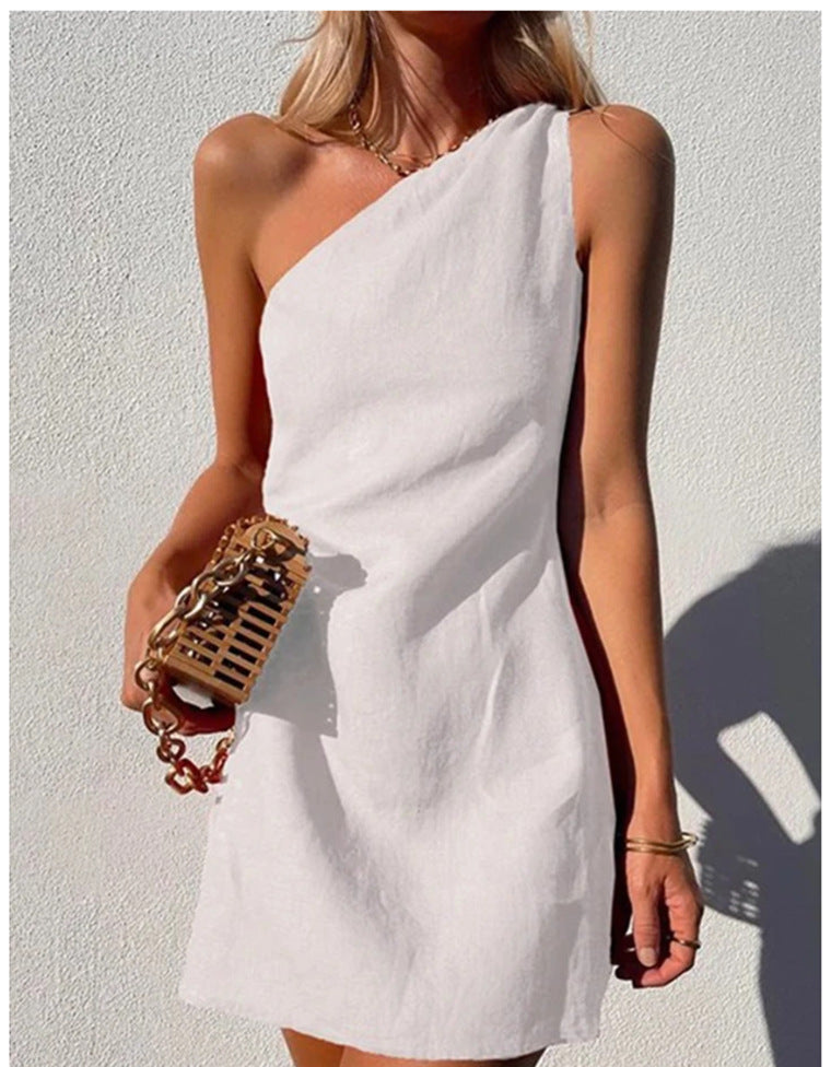 Asymmetrische One-Shoulder Jurk | Chique en Elegante Zomerjurk