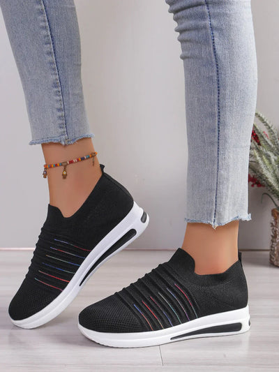 Comfortabele Slip-On Sneakers | Ademend, Lichtgewicht & Trendy