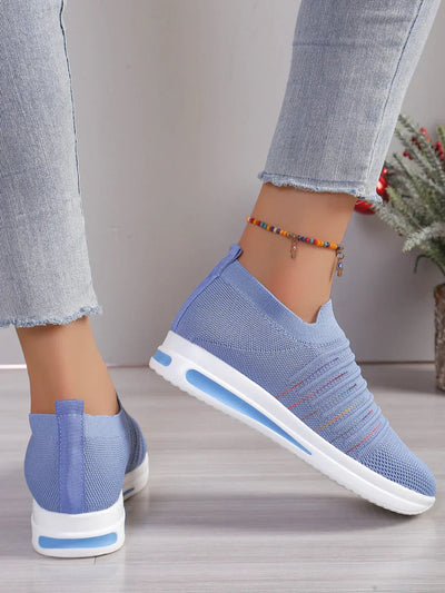 Comfortabele Slip-On Sneakers | Ademend, Lichtgewicht & Trendy