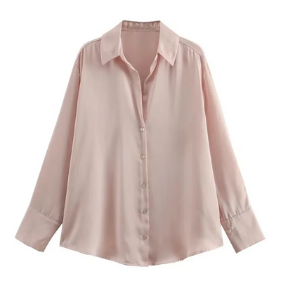 Elegante Satijnen Blouse | Luxe & Tijdloze Damesmode