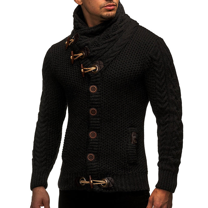 Gebreid Vest Heren | Warm Wintervest Met Kraag