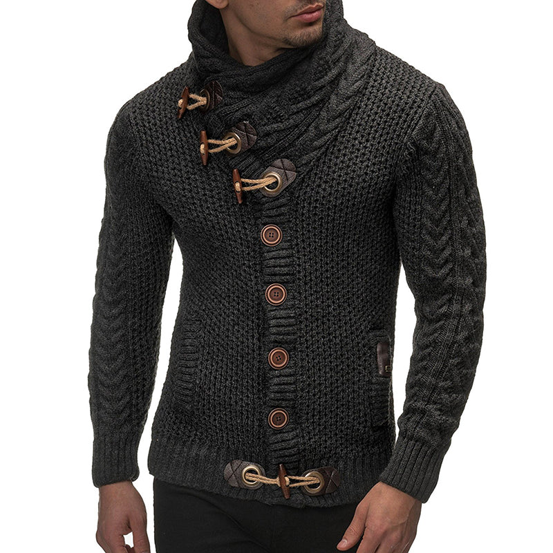 Gebreid Vest Heren | Warm Wintervest Met Kraag