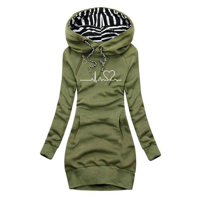 Gebreide Hoodie Jurk | Warme & Trendy Winterjurk