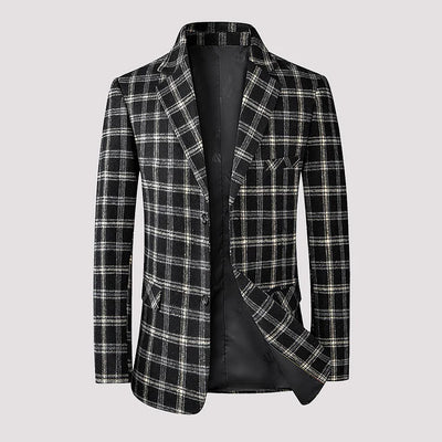 Heren Geruite Blazer | Stijlvolle En Modieuze Formele Look