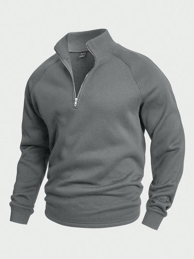 Heren Half-Zip Sweatshirt | Comfortabele en Stijlvolle Trui