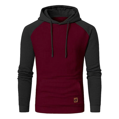 Heren Hoodie | Comfortabele Gewatteerde Winter Sweater met Capuchon