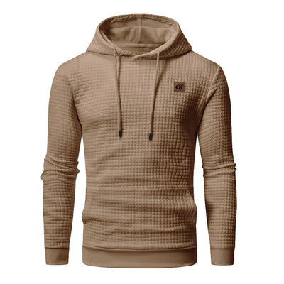 Heren Hoodie | Comfortabele Gewatteerde Winter Sweater met Capuchon