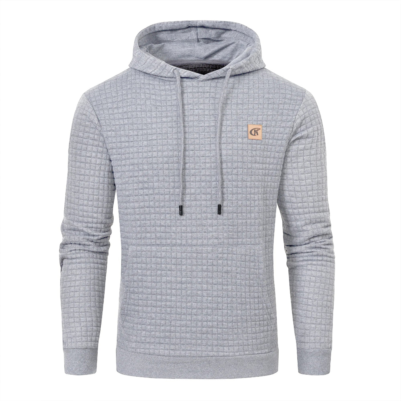 Heren Hoodie | Comfortabele Gewatteerde Winter Sweater met Capuchon