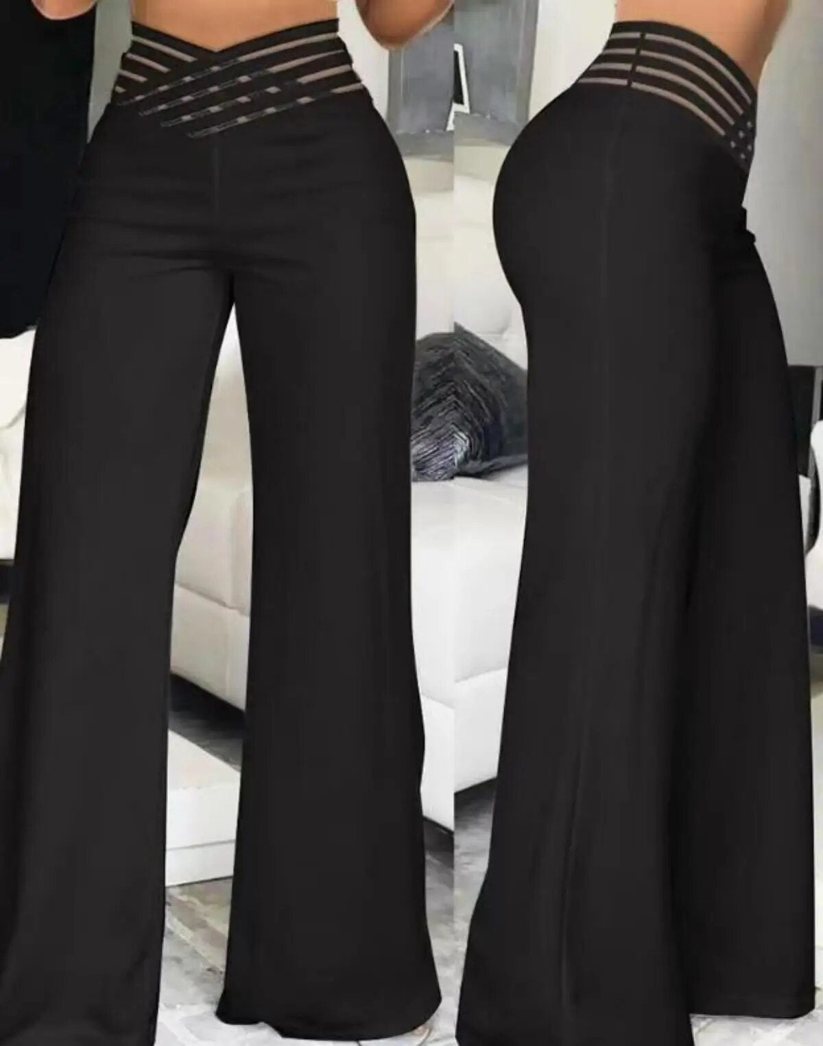 High Waist Flared Broek Dames | Sexy en Trendy Design