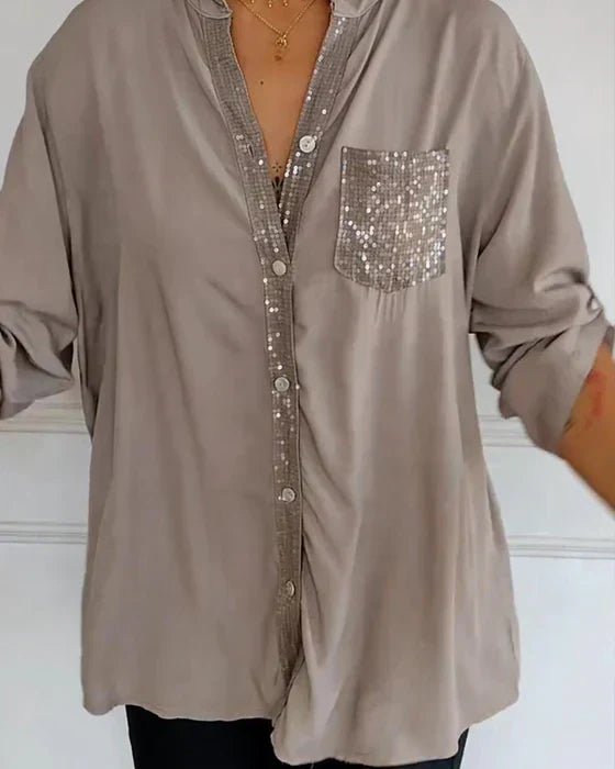 Luxe Blouse met Pailletten | Elegante & Stijlvolle Damesmode