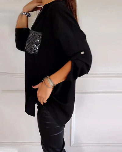 Luxe Blouse met Pailletten | Elegante & Stijlvolle Damesmode