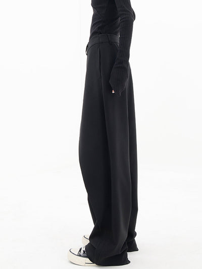 Moderne Wide-Leg Broek | Asymmetrisch Design