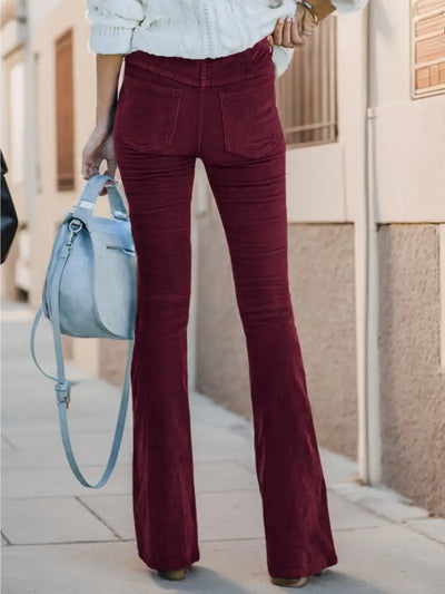 Trendy Flared Corduroy Broek | Comfortabele En Stijlvolle Pasvorm