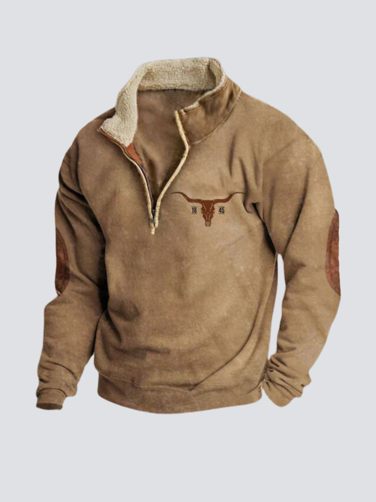 Western Fleece Sweater | Warme Outdoor Trui voor Heren